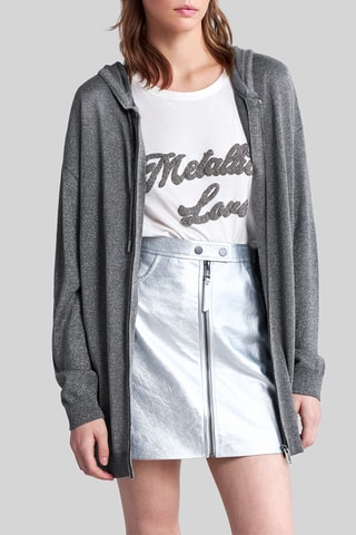 Casaco comprido - Prateado - IKKS