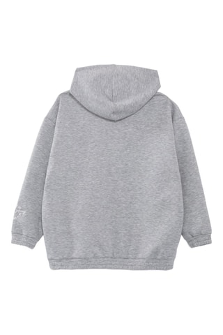 Cardigan oversize à capuche - Gris - IKKS