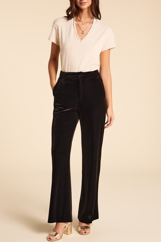 Pantalon en velours - Marron