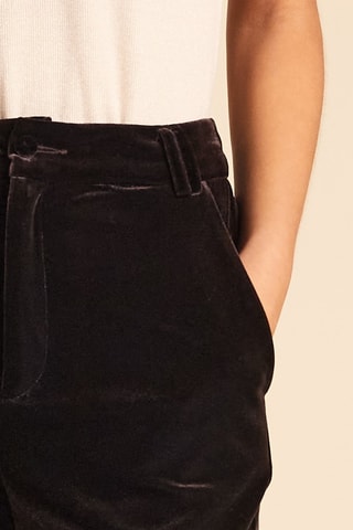 Pantalon en velours - Marron