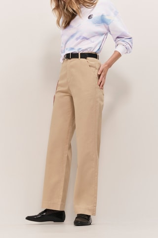 Calças chino - Bege - One Step