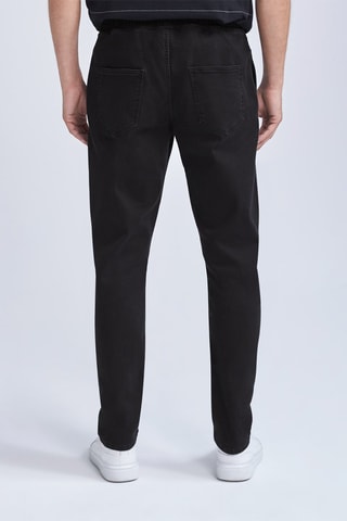 Calças de ganga em algodão biológico - Preto - IKKS