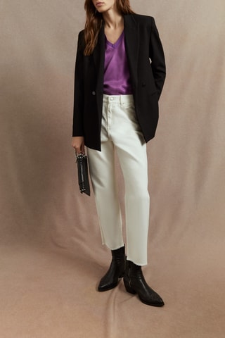 Jean boyfriend - Blanc - IKKS