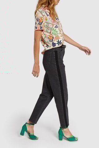 Jean boyfriend - Noir - I.Code