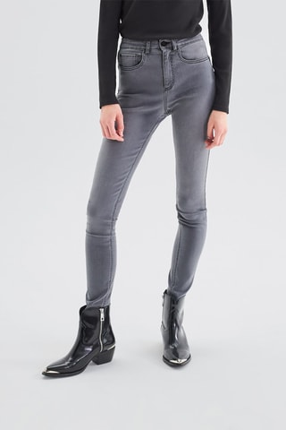 Jean slim taille haute - Gris - IKKS