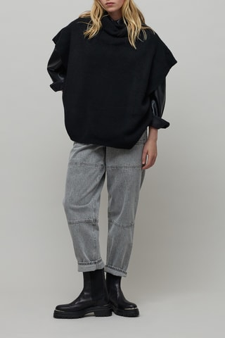 Jean droit taille haute - Gris - IKKS