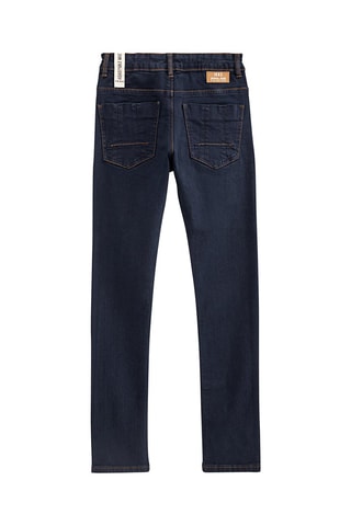 Calças de ganga em algodão biológico - Azul-escuro - IKKS