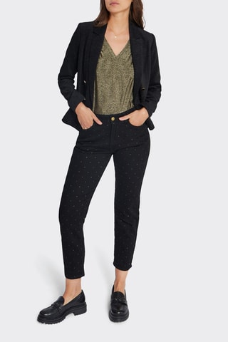 Jean boyfit 7/8 - Noir - I.Code