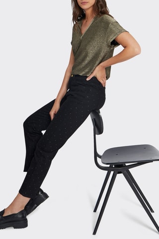 Jean boyfit 7/8 - Noir - I.Code