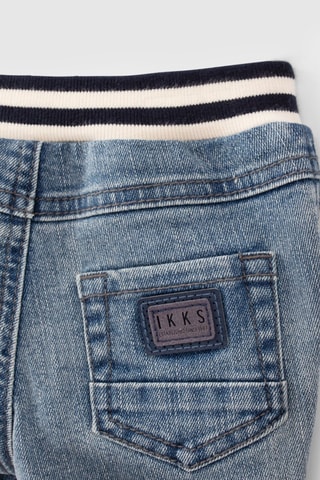 Calças de ganga em algodão biológico - Azul - IKKS Junior