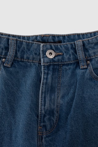 Jean en coton biologique - Bleu - IKKS Junior