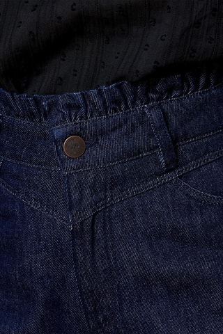 Jean slouchy 7/8 taille haute - Bleu marine - One Step