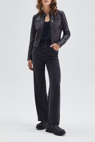 Jean taille haute - Noir