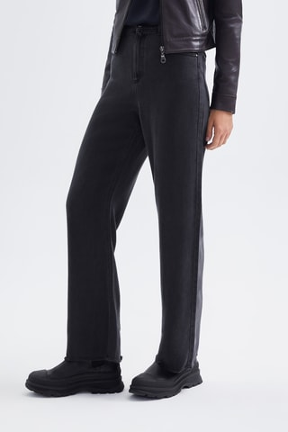 Jean taille haute - Noir