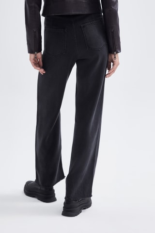 Jean taille haute - Noir