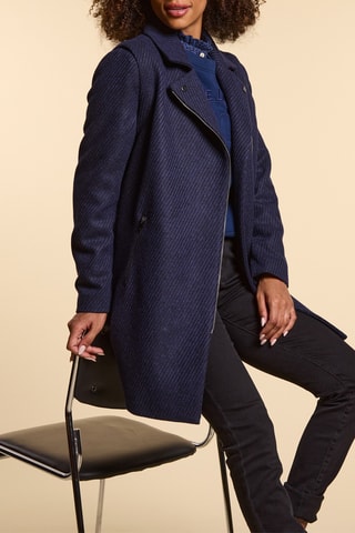 Manteau en laine - Bleu marine