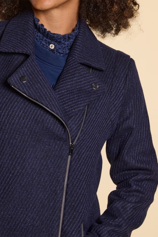 Manteau en laine - Bleu marine