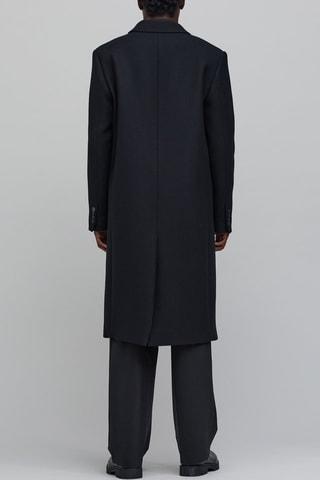 Manteau en laine - Noir