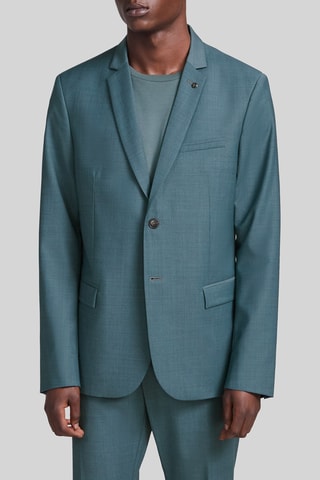 Veste en laine - Vert-bleu - IKKS