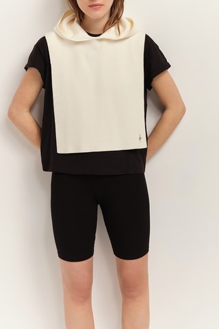 Capa acolchoada com capuz - Cru - One Step