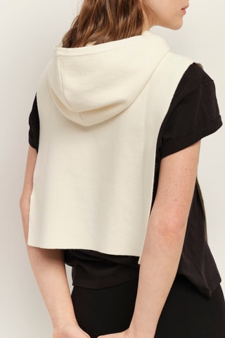 Capa acolchoada com capuz - Cru - One Step