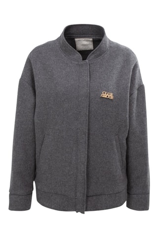 Veste en laine - Gris chiné