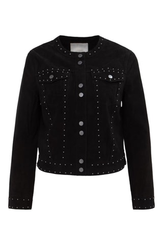Veste en cuir - Noir - I.Code