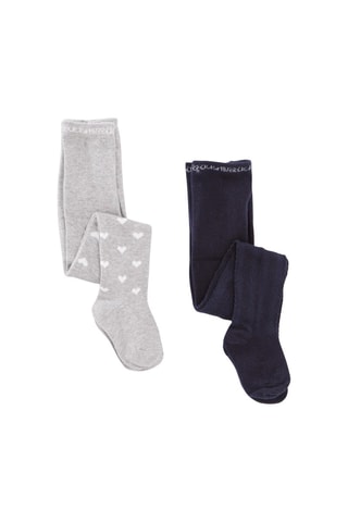 2 paires de collants - Gris - IKKS