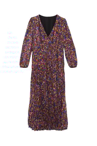 Robe plissée - Camel