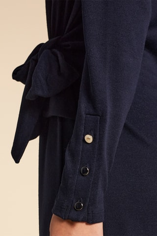 Robe midi - Bleu marine