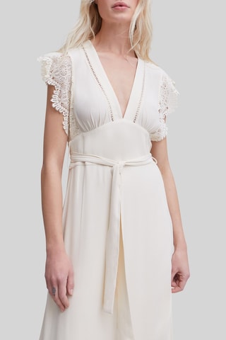 Vestido comprido - Cru - IKKS