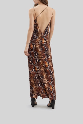 Robe longue - Marron - IKKS