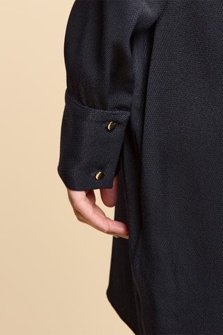 Vestido direito - Azul-marinho