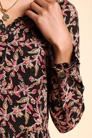 Vestido direito - Preto