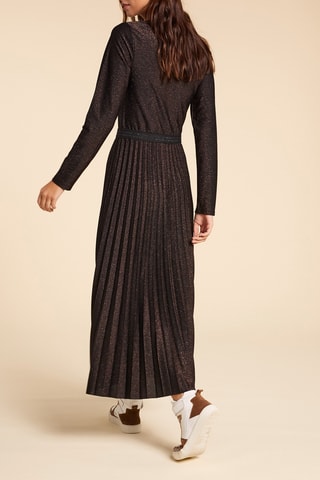 Vestido plissado - Antracite