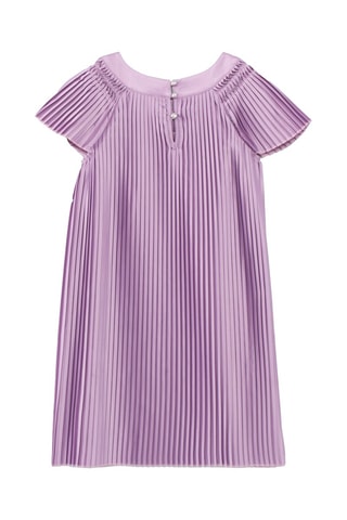 Vestido plissado - Violeta - IKKS