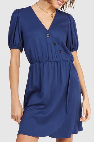 Vestido traçado - Índigo - I.Code