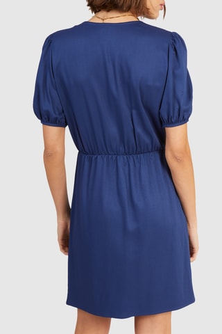 Vestido traçado - Índigo - I.Code