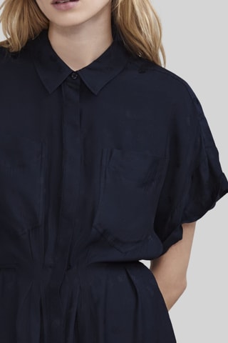 Vestido-camisa - Azul-marinho - IKKS