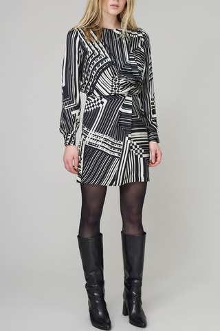 Vestido drapeado - Preto