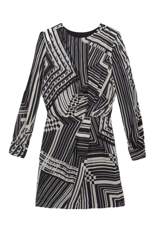 Vestido drapeado - Preto