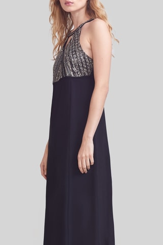 Vestido comprido - Preto - IKKS