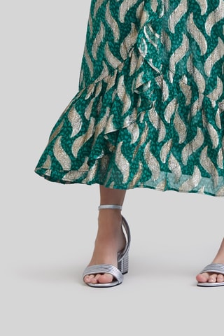 Vestido comprido - Verde-esmeralda - IKKS