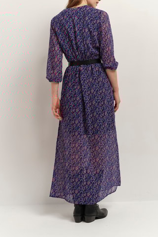 Vestido comprido - Azul-marinho - One Step