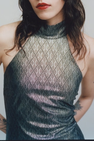 Vestido midi - Cinzento-escuro - IKKS