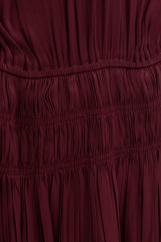 Vestido com folhos - Bordô - IKKS