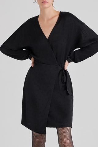 Robe portefeuille - Noir - IKKS