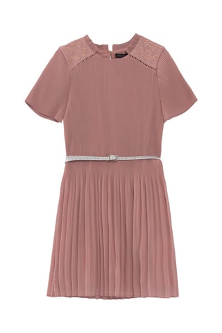 Vestido plissado - Rosa-velho - IKKS