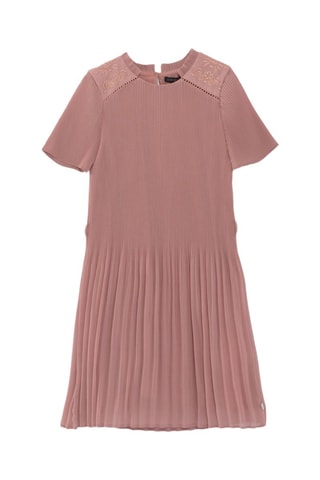 Vestido plissado - Rosa-velho - IKKS