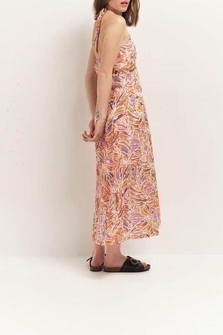 Vestido midi - Coral - One Step